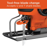 BLACK+DECKER BDEJS600C Smart Select Jig Saw, 5.0-Amp