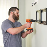 BLACK+DECKER 20V MAX Drill & Home Tool Kit, 68 Piece (LDX120PK)