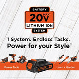 BLACK+DECKER 20V MAX Drill & Home Tool Kit, 68 Piece (LDX120PK)