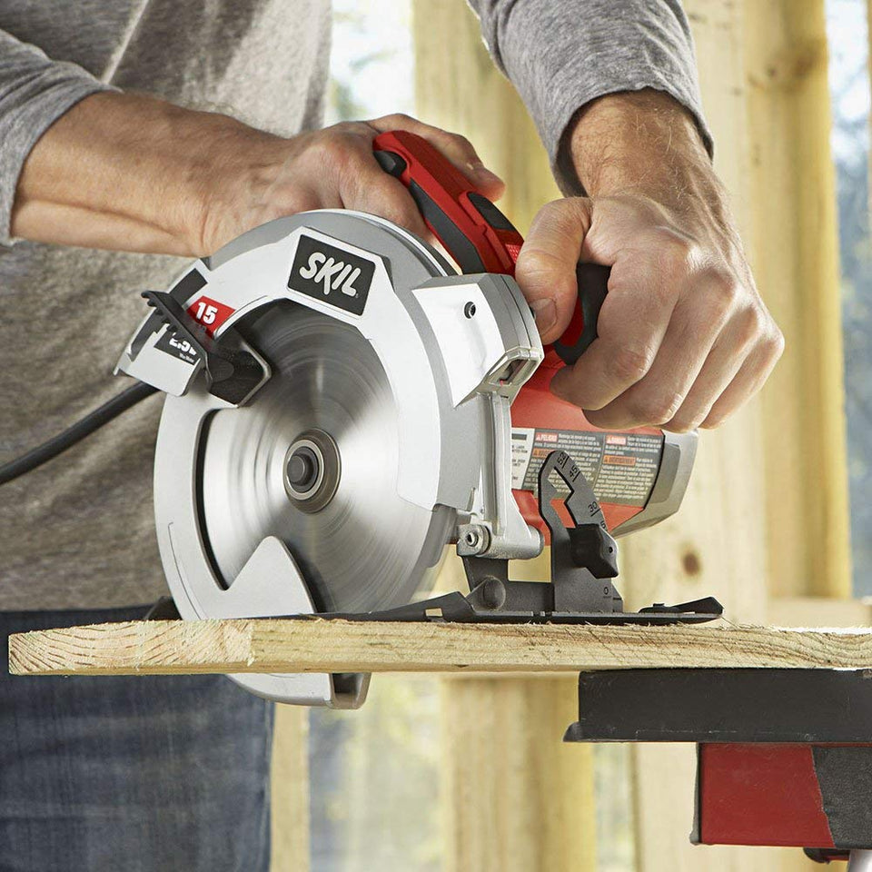 SKIL 5280-01 15-Amp 7-1/4-Inch Circular Saw with Single Beam Laser Guide