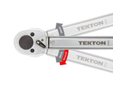 TEKTON 24335 1/2" Drive Click Torque Wrench (10-150'.-Lb./13.6-203.5 Nm)