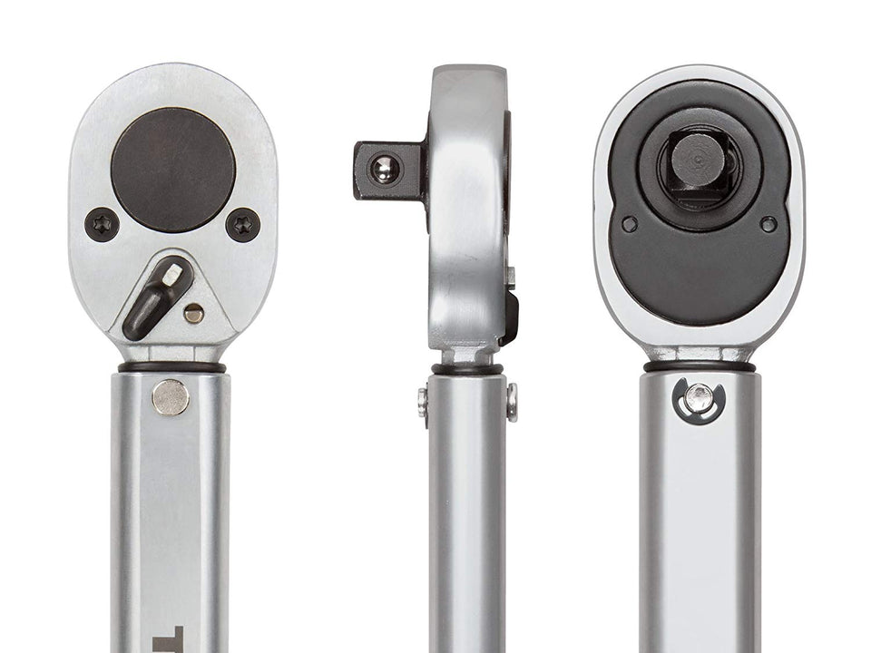 TEKTON 24335 1/2" Drive Click Torque Wrench (10-150'.-Lb./13.6-203.5 Nm)