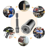 Universal Socket,Kusonkey Professional 7mm-19mm Universal Sockets Tools Gifts Best Father's Day Gift for Men, DIY Handyman, Father/Dad, Husband, Boyfriend, Him, Women