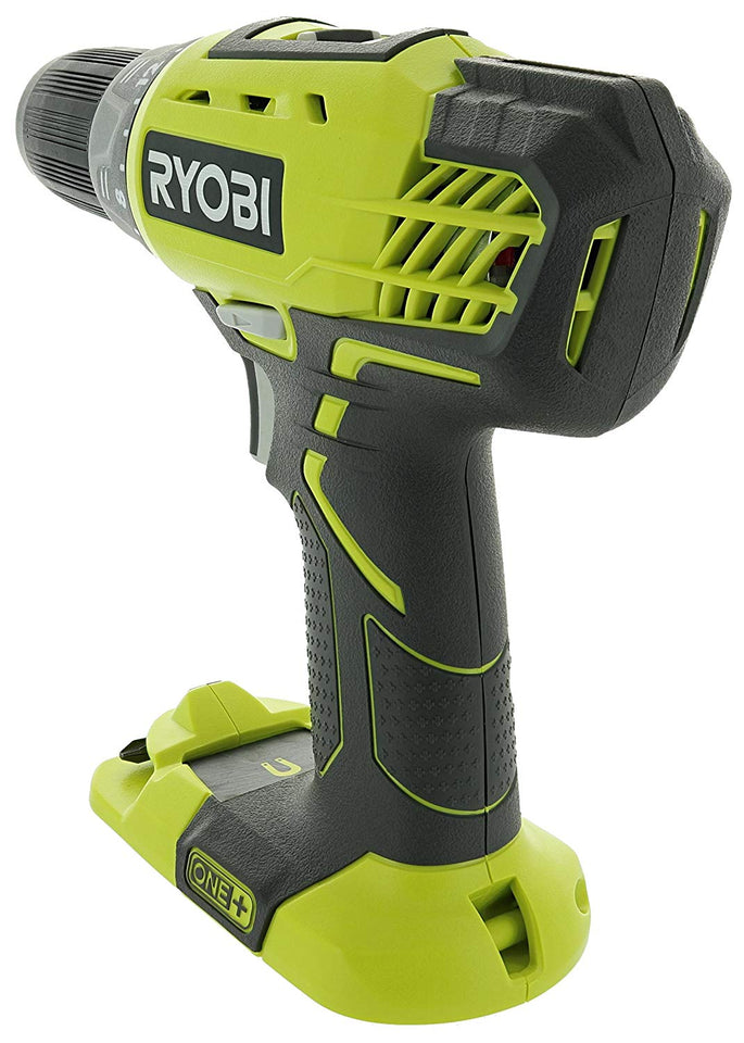 Ryobi P208 One+ 18V Lithium Ion Drill/Driver with 1/2 Inch Keyless Chuck (Batteries Not Included, Power Tool Only)