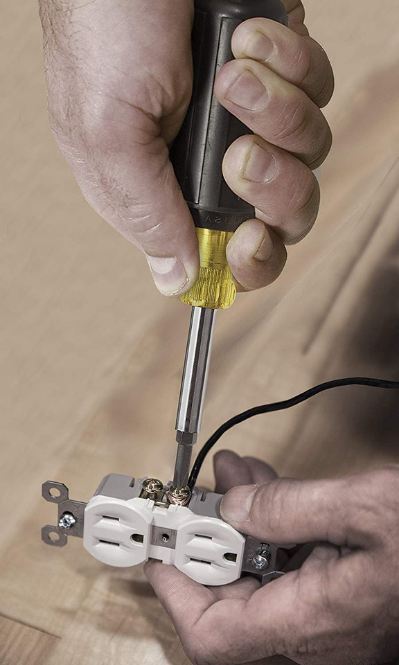 Screwdriver and Nut Driver 11-in-1 Multi Tool, Industrial Strength Bits, Cushion Grip Handle Klein Tools 32500