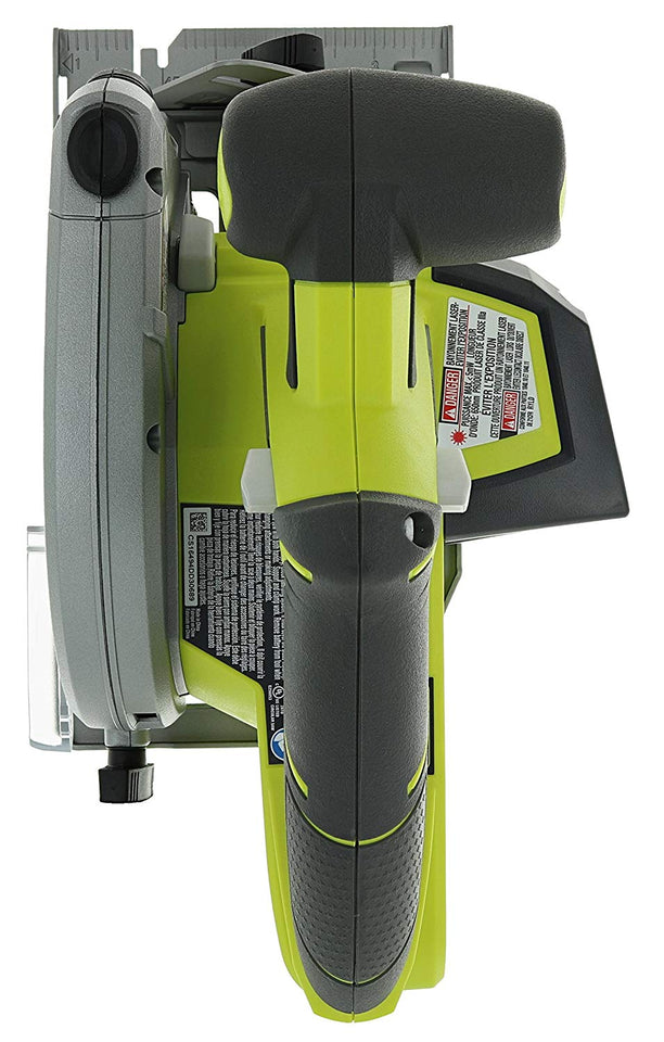 Ryobi P506 One+ Lithium Ion 18V 5 1/2 Inch 4,700 RPM Cordless Circular Saw with Laser Guide and Carbide-Tipped Blade (Battery Not Included, Power Tool Only) green full size