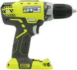 Ryobi P208 One+ 18V Lithium Ion Drill/Driver with 1/2 Inch Keyless Chuck (Batteries Not Included, Power Tool Only)