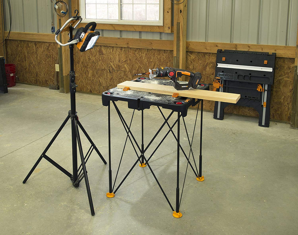WORX WX550L 20V AXIS 2-in-1 Reciprocating Saw and Jigsaw with Orbital Mode, Variable Speed and Tool-Free Blade Change